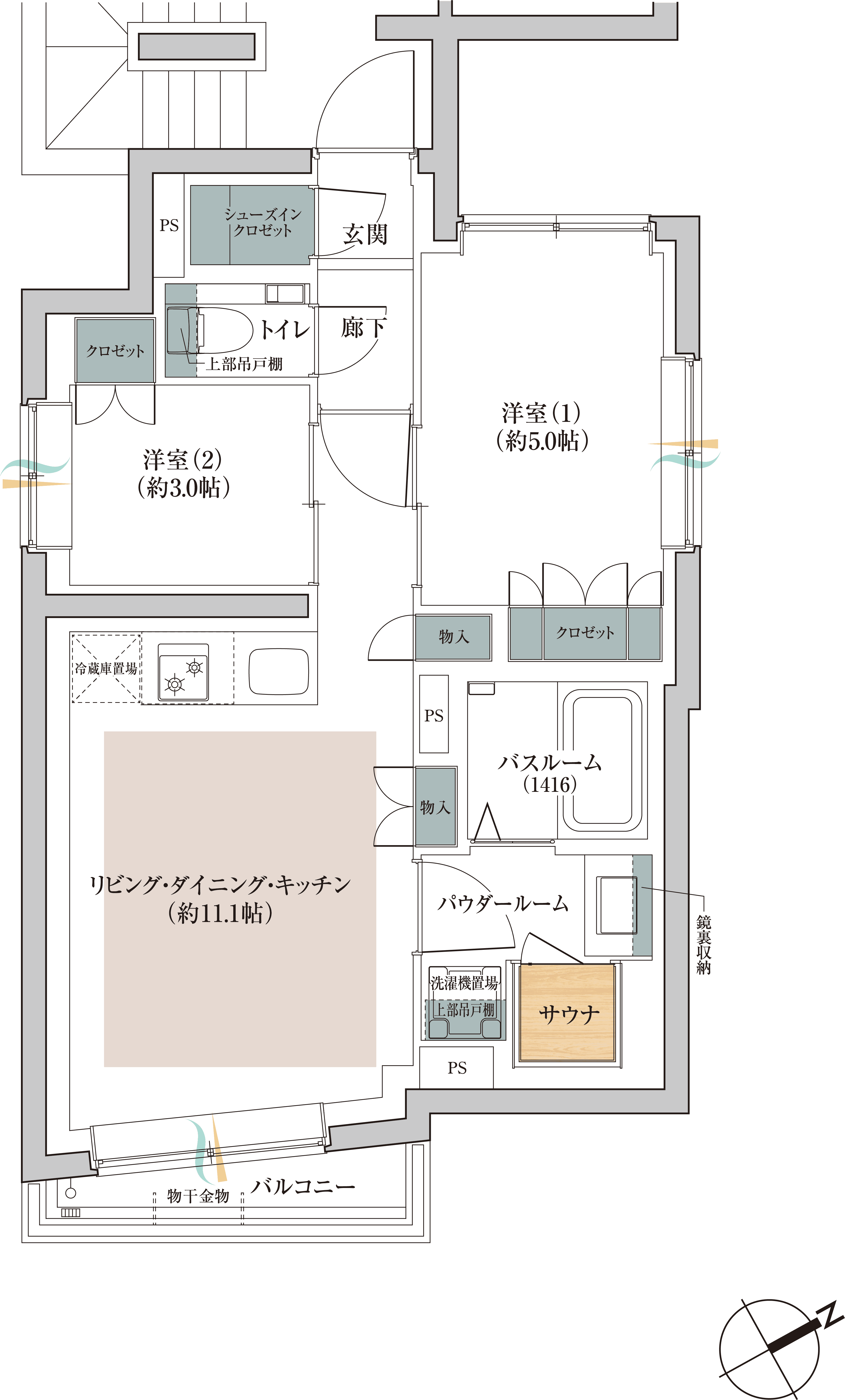 B-Type 間取り図面