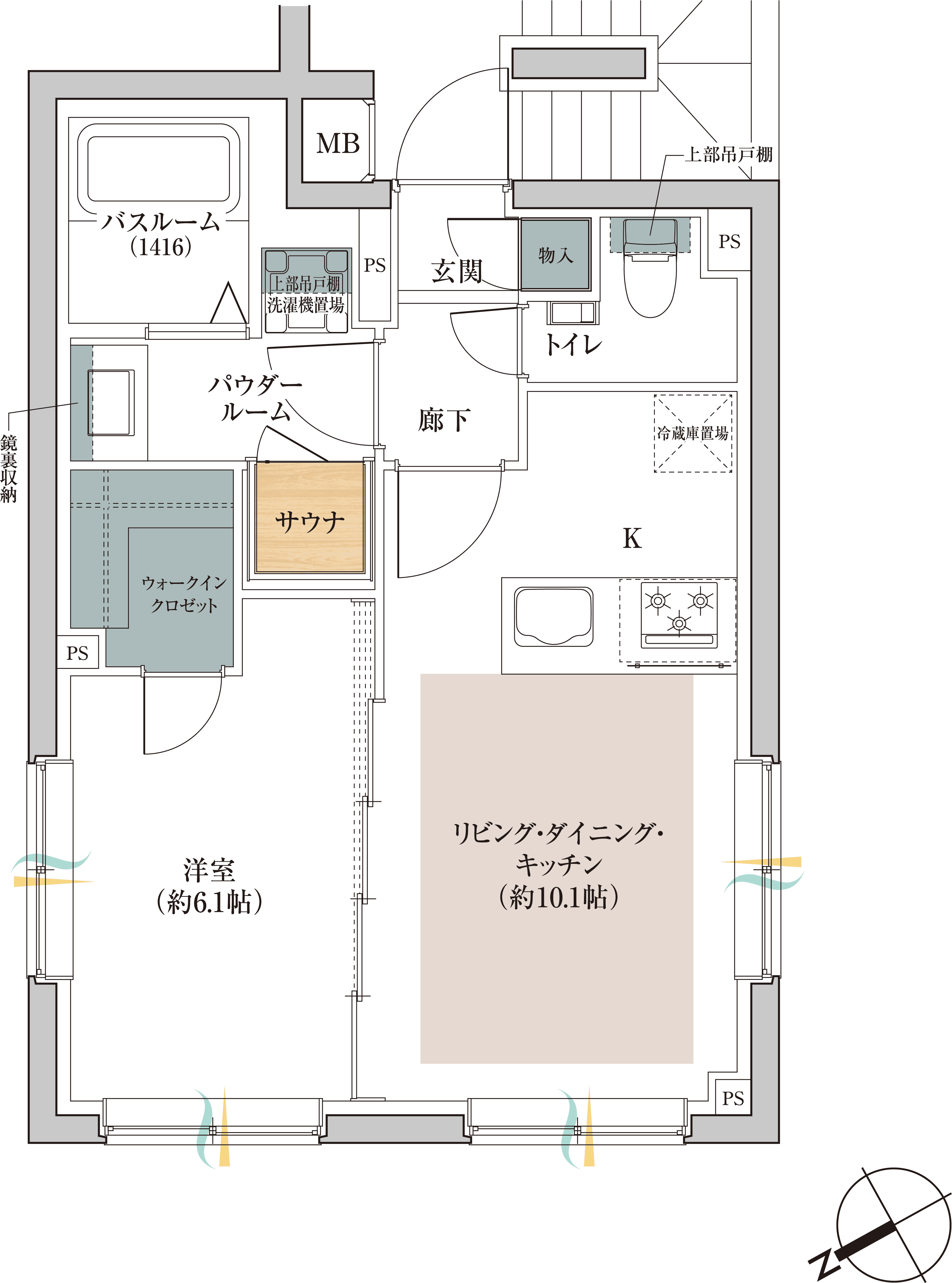 C-Type 間取り図面